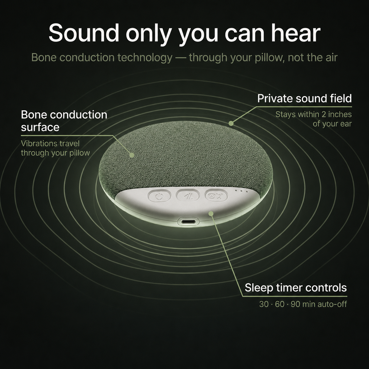 DreamWave™ Pillow Speaker